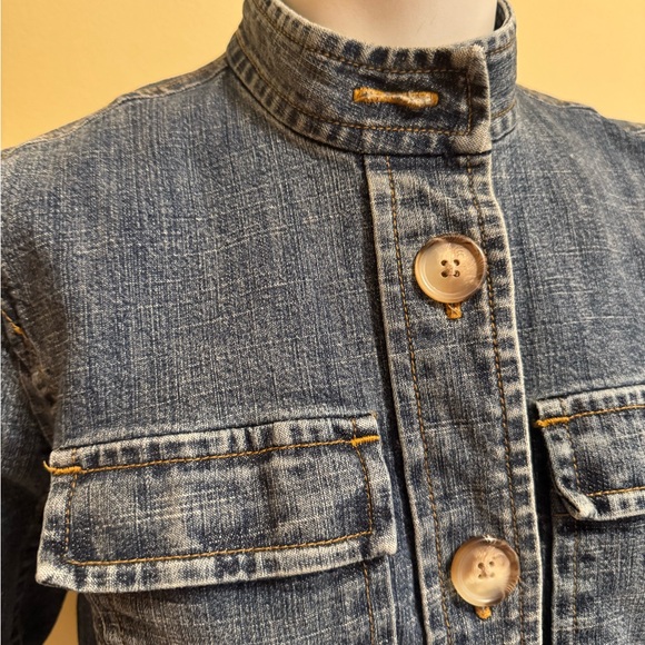 Ann Taylor LOFT Blue Denim Jacket - Picture 2 of 6